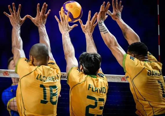 Brasil pega Itália atrás de reabilitação na Liga das Nações de vôlei