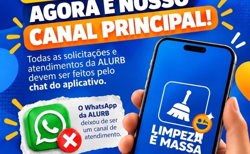 Chat do aplicativo Limpeza é Massa passa a ser o principal canal de atendimento da Alurb