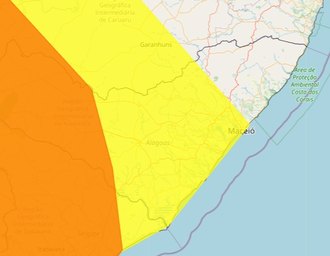 Alagoas sob alerta para chuvas intensas: Inmet emite avisos laranja e amarelo