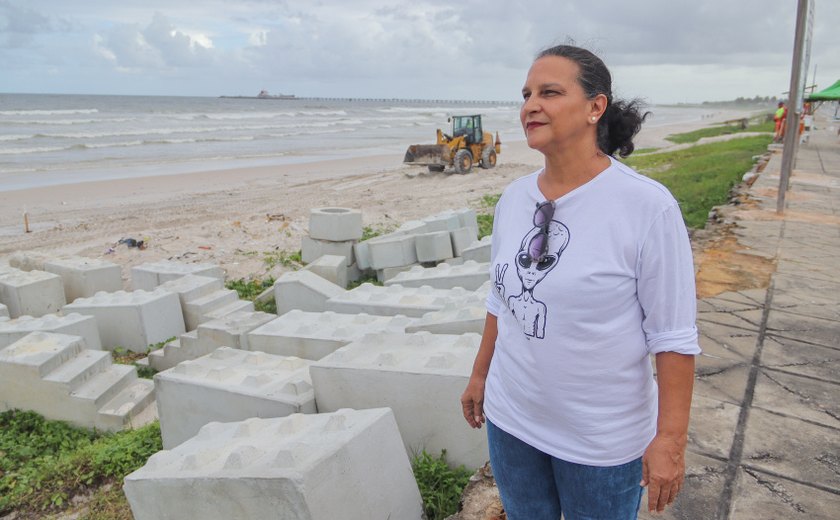 Início das obras de contenção na praia do Sobral é celebrado por moradores