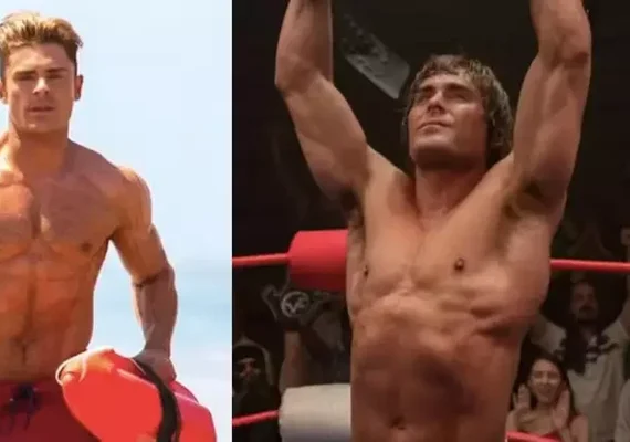 Zac Efron admite vida infeliz para manter corpo musculoso de galã