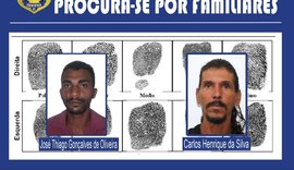 IML de Maceió procura familiares de quatro homens que deram entrada em setembro