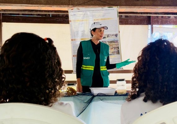 Semed promove dia de vivências ambientais para 120 alunos da rede pública de Maceió