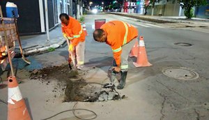 Operação Tampa Bueiro já nivelou 511 poços de visita da rede de drenagem de Maceió