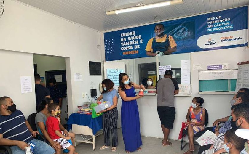 Unidade de Saúde em Fernão Velho encerra mês com Dia D do Novembro Azul