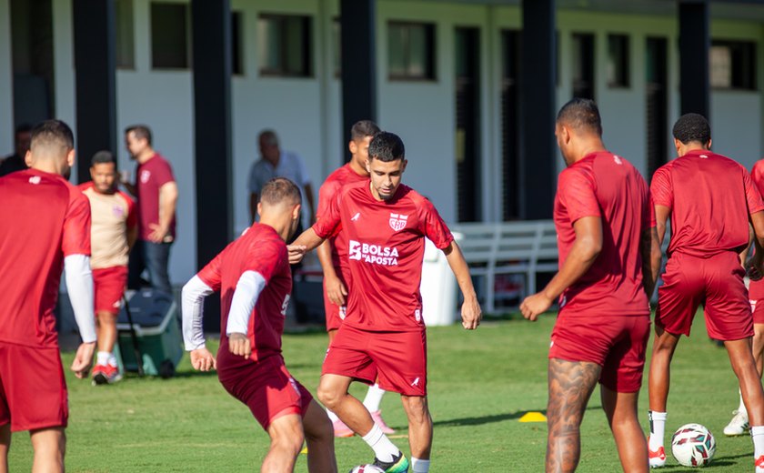 No ﻿CT do Atlético-MG, CRB finaliza preparação para 7ª rodada da Série B