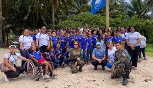 Turismo e Meio Ambiente promovem nova ação ambiental no Bandeira Azul