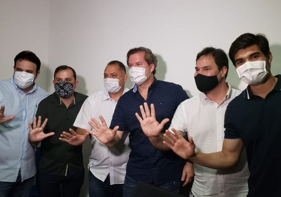 Marx Beltrão empossa vereador José Marcio Filho na presidência do PSD de Maceió