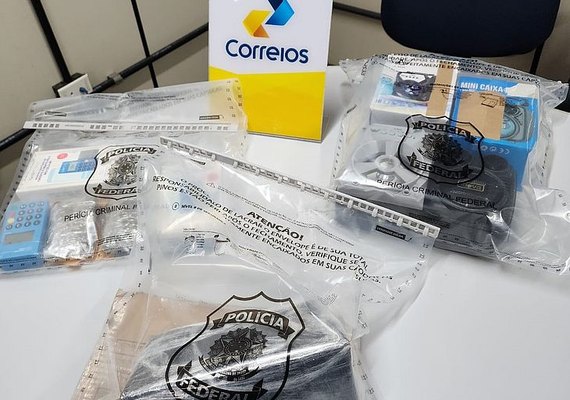 PF apreende droga em encomendas postadas nos Correios e enviadas para Alagoas