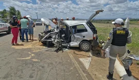 Colisão entre carro e caminhonete deixa homem ferido na AL-486, em Arapiraca