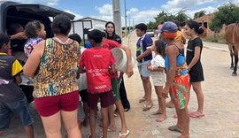 PC/AL promove ação solidária em comemoração ao Dia das Crianças no Sertão