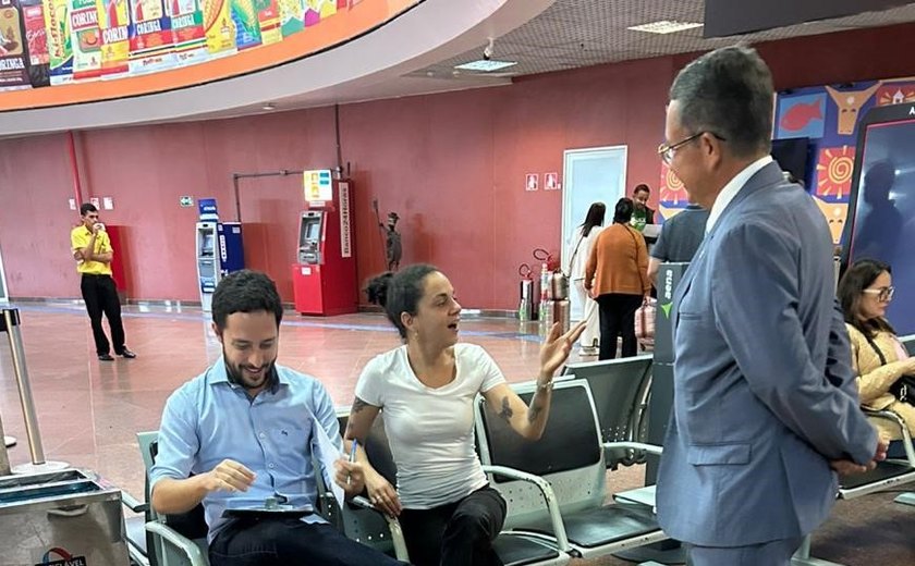 Pesquisa do MP/AL com passageiros avalia qualidade do serviço de companhias aéreas