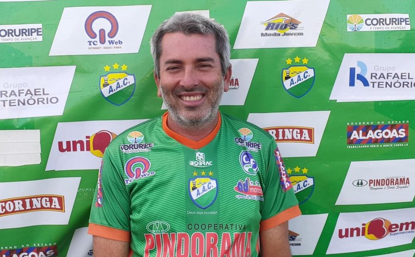 Técnico campeão alagoano da Série B é o novo comandante do Coruripe