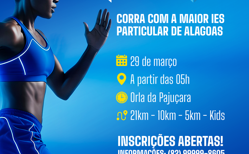 Inscrições abertas: CESMAC Run já está no ar e promete movimentar Maceió com esporte e grandes premiações