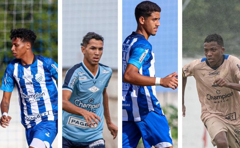 Destaques do Sub-17 assinam contratos profissionais com o CSA