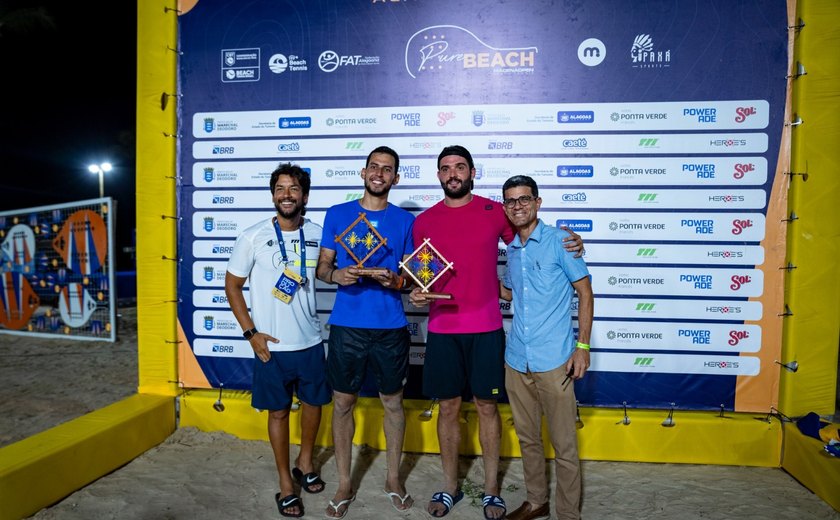 Alagoanos viram batalha e são campeões no 1º dia no  Pure Beach na Praia do Francês