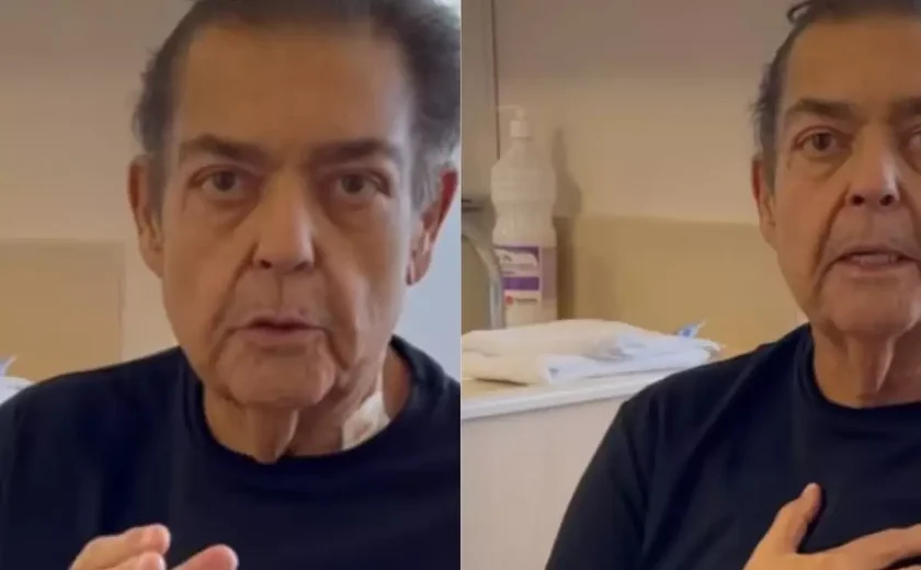 Faustão fala pela 1ª vez após transplante e manda recado ao pai do doador; veja vídeo