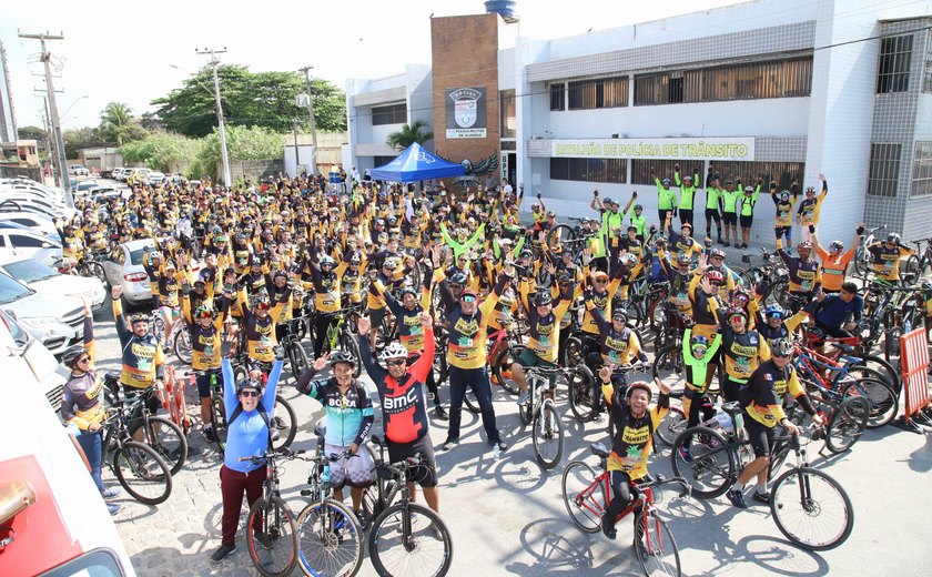 BPTran promove passeio ciclístico alusivo à Semana Nacional do Trânsito