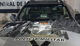 PM apreende 26 armas de fogo e cerca de 5kg de drogas na última semana de junho