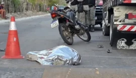 Motociclista morre após bater em caminhão em União dos Palmares