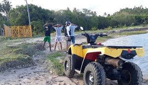 Maragogi: volta patrulhamento com quadriciclos