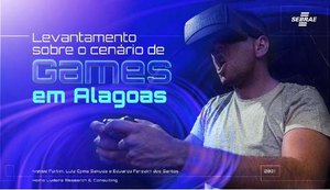 E-book traz dados inéditos sobre o cenário de games em Alagoas