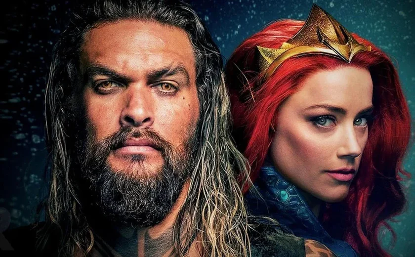 Aquaman 2: Jason Momoa teria impedido demissão de Amber Heard do filme