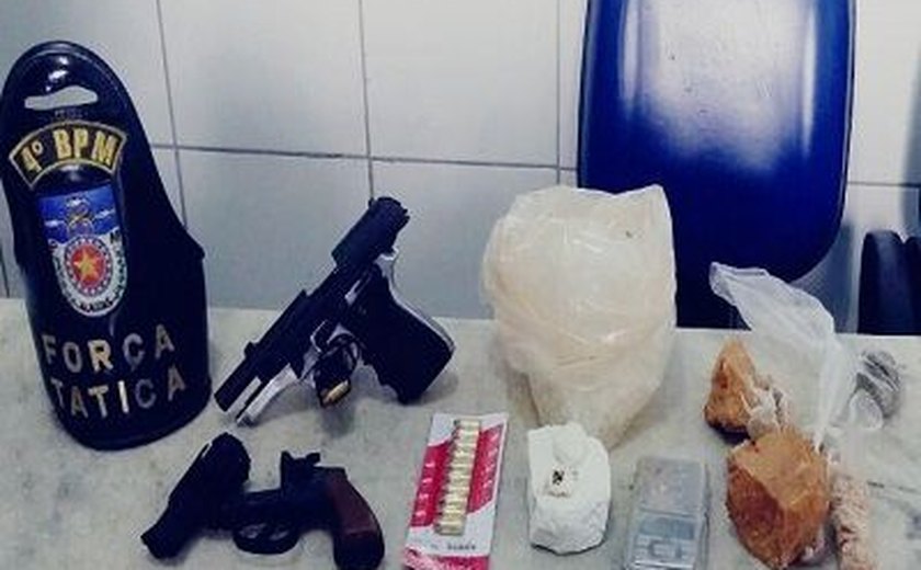 Polícia Civil cumpre mandado de prisão contra jovem flagrado com drogas e pistola