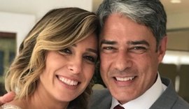 Bonner se casa com Natasha Dantas, mas fica sem lua de mel
