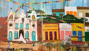 Exposição “Paisagens que Dançam, Folguedos e Tradições Alagoanas” apresenta pinturas e instalações de Simone Freitas no MUPA