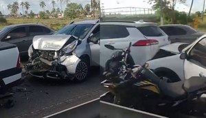 Engavetamento interdita trecho da AL-101 Sul, em Marechal Deodoro
