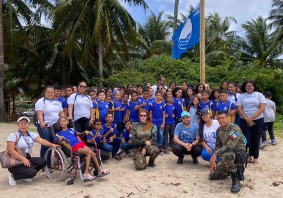 Turismo e Meio Ambiente promovem nova ação ambiental no Bandeira Azul