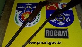 PM prende indivíduo com duas armas de fogo em São Miguel dos Campos