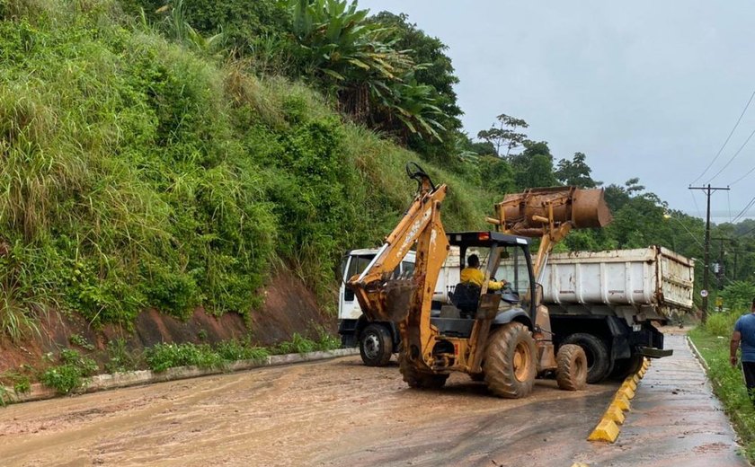 Prefeitura de Maceió intensifica trabalho nas ruas para diminuir impactos das chuvas