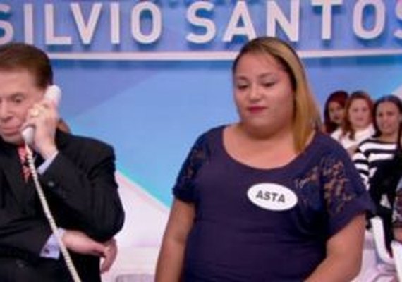 Durante trote, mulher diz que Silvio Santos é 'velho' e 'safado'