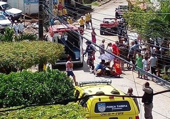 Idosa de 77 anos fica ferida após cair de buggy e ser atropelada por ele na cidade de Maragogi