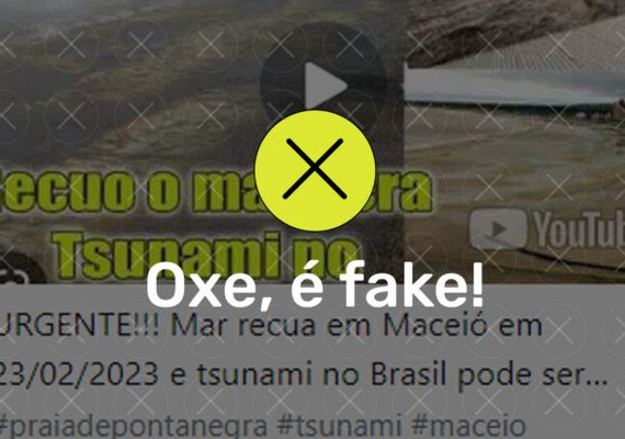 Tsunami no Brasil? É fake! Maré em Maceió não tem relação com fenômeno catastrófico