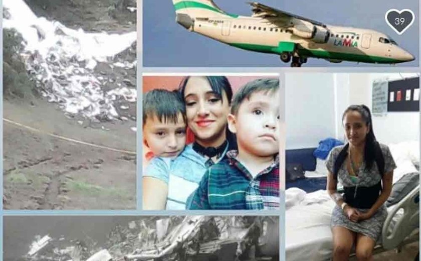 Comissária sobrevivente de voo da Chapecoense pede doação na internet