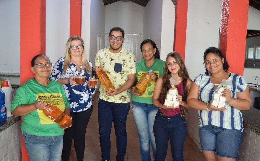 Sistema OCB Alagoas realiza visita técnica à Cooperativa de Reciclagem de Óleo