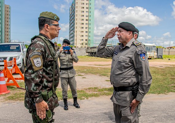 PM recebe visita de inspeção de general de brigada do Exército Brasileiro