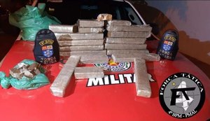 PM apreende quase 14 kg de drogas na Grota do Aterro em Maceió