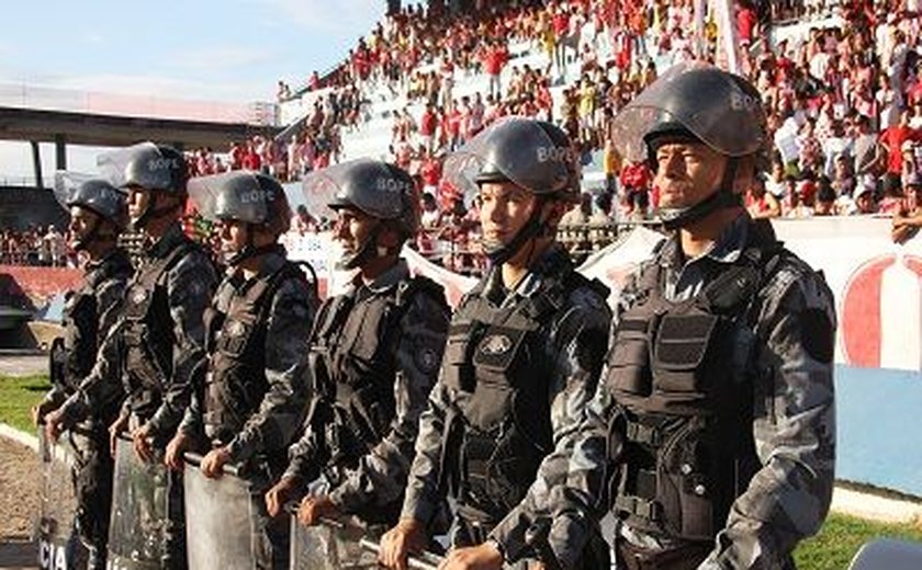 PM garante segurança durante partidas da 1ª rodada do Alagoano 2017
