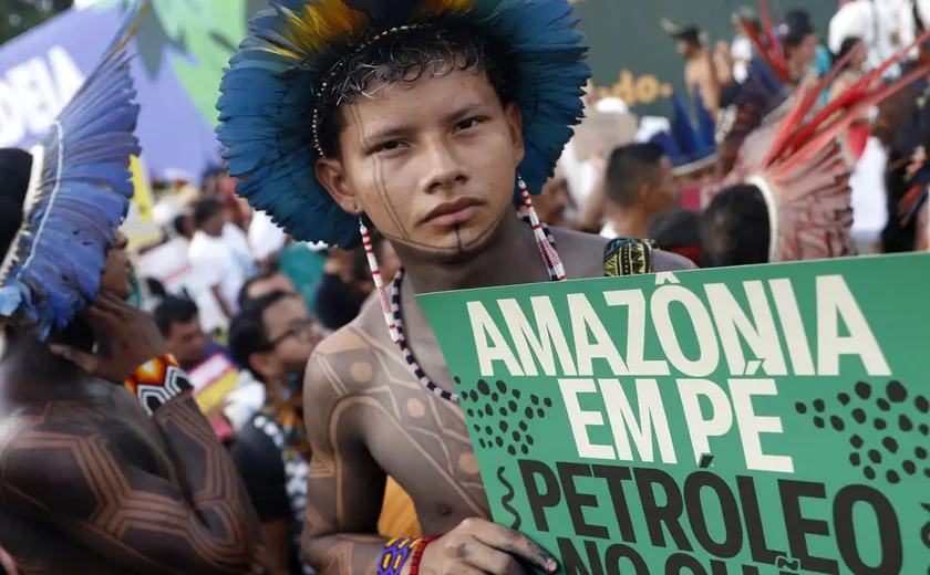Em marcha global, indígenas cobram punição por morte de Guarani Kaiowá