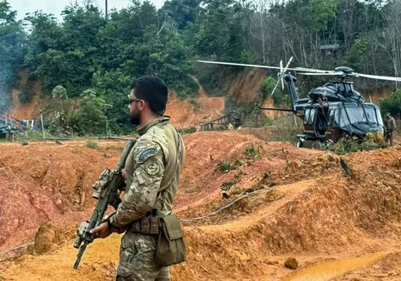PF destrói minas subterrâneas de garimpo ilegal no Amazonas