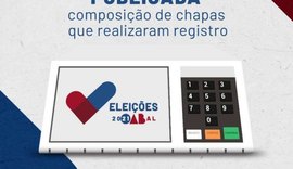 Eleições OAB/AL: Publicada composição de chapas que realizaram registro