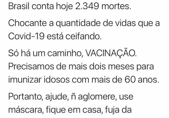 Brasil registra 2.286 mortes e 79 mil casos em 24h