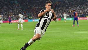 Dybala brilha e Juventus abre boa vantagem sobre o Barça nas quartas