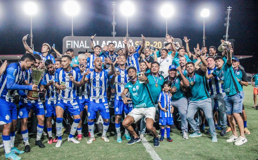 CSA vence CRB com gol no final e é bicampeão do Alagoano Sub-20