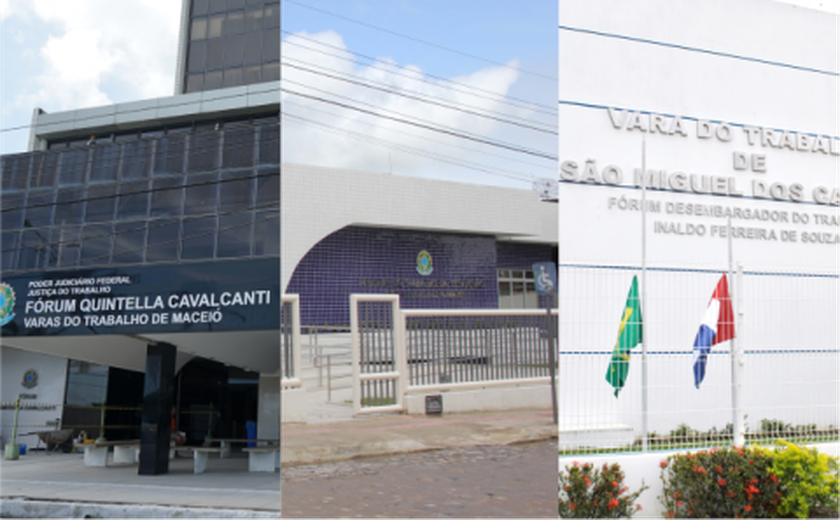 TRT/AL: Ato prevê Fase 3 da retomada em Maceió e VTs de União e São Miguel