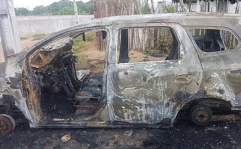 Motorista de app tem carro incendiado três dias após alugar veículo para trabalhar